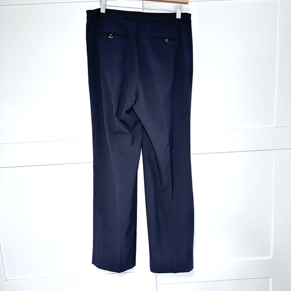 Coldwater Creek Pants High Rise Black Career Dress Size 10 Trousers Slacks - Picture 2 of 8